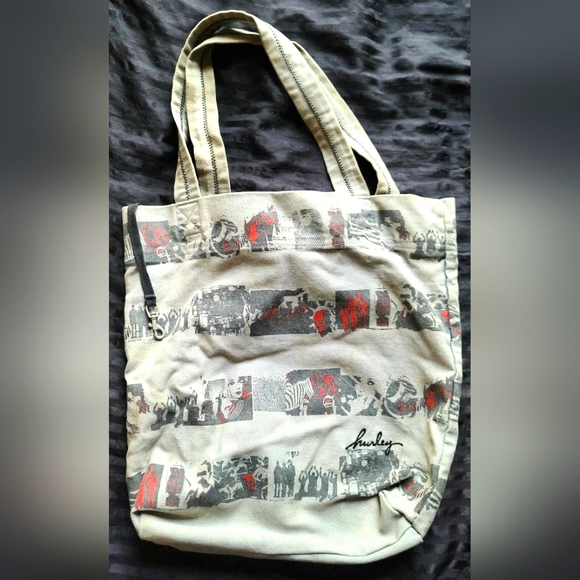 Hurley Tote Grey - Picture 2 of 9